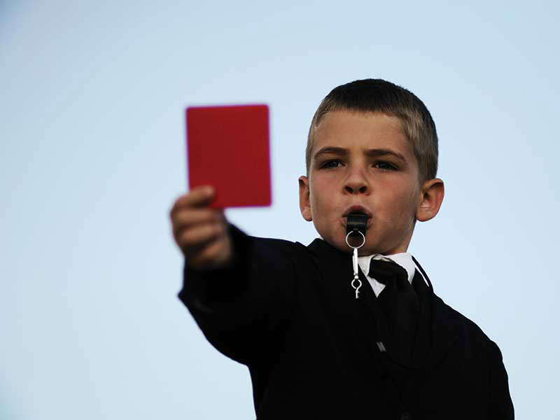 red card