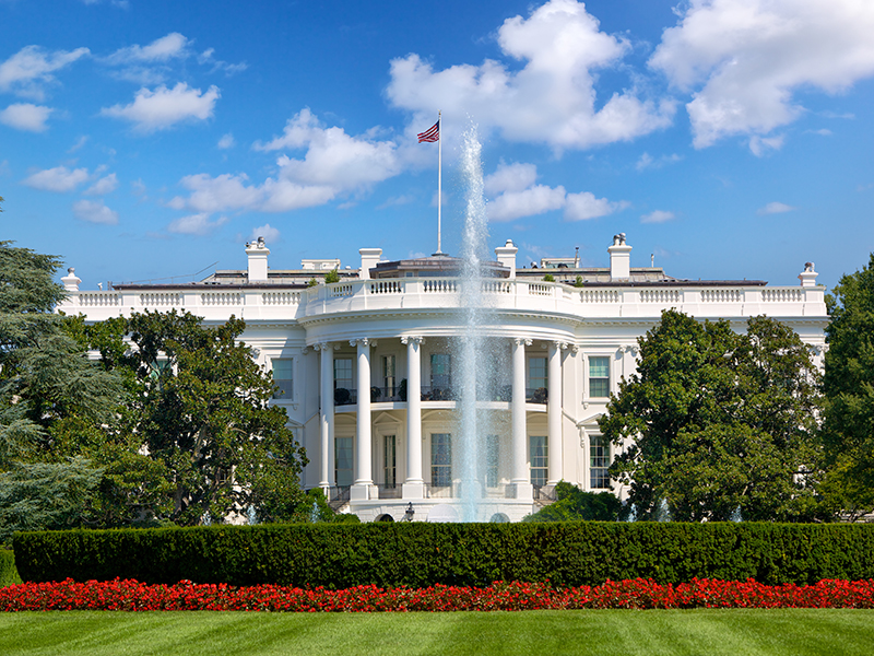 The White House in Washington DC, United States