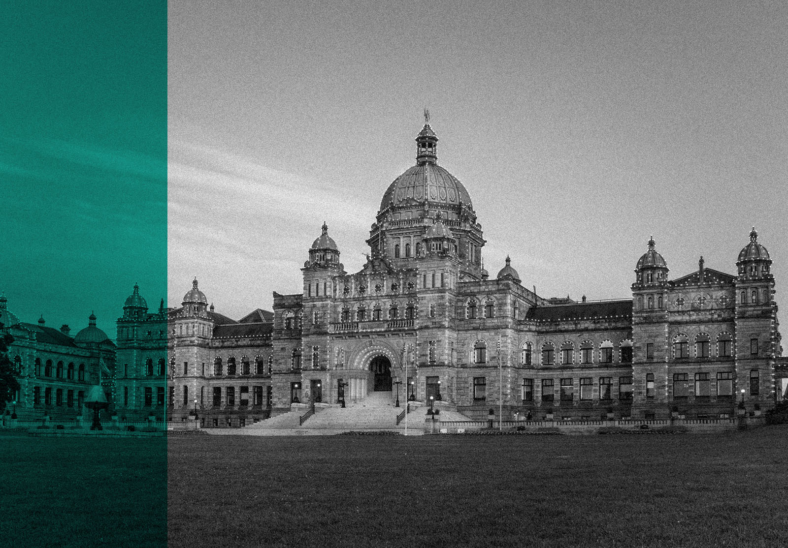 Victoria Legislative Building in Victoria, British Columbia, Canada.