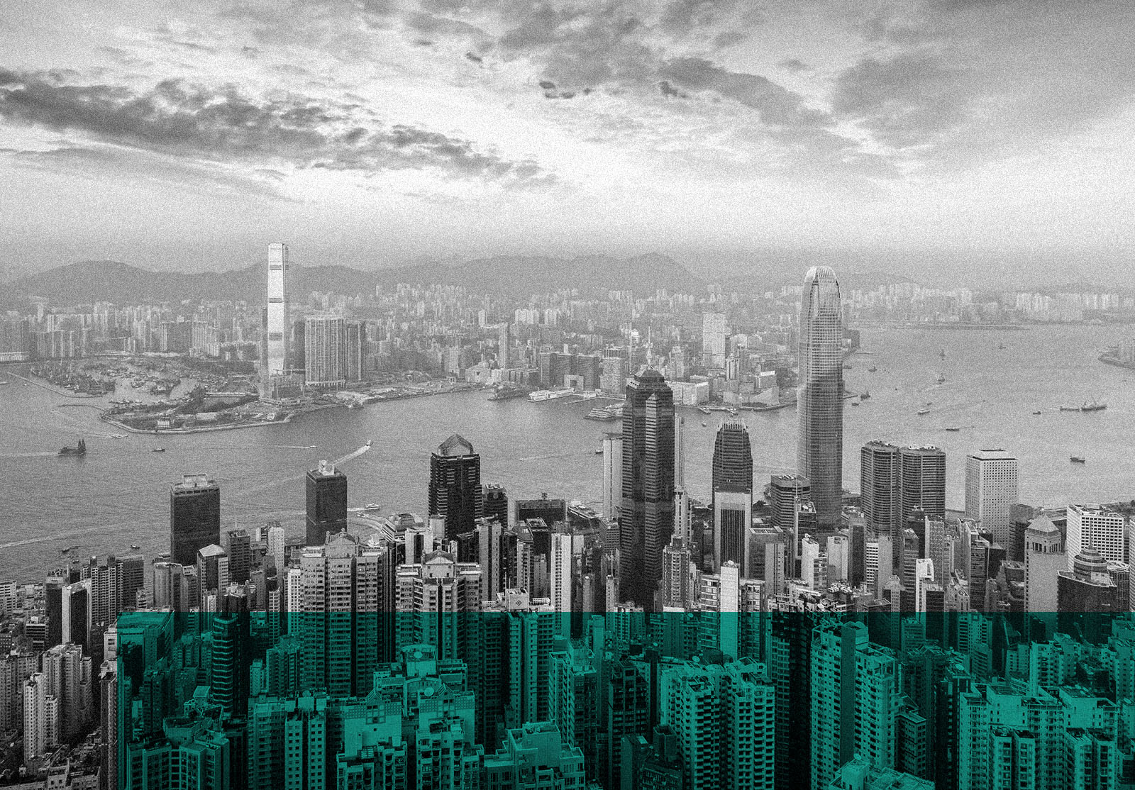 Hong Kong City Skyline and Architectural Landscape