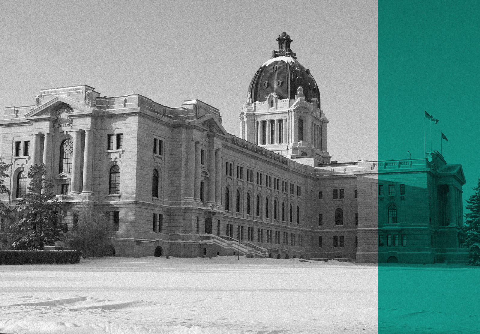 Saskatchewan Legislative Building in the Winter