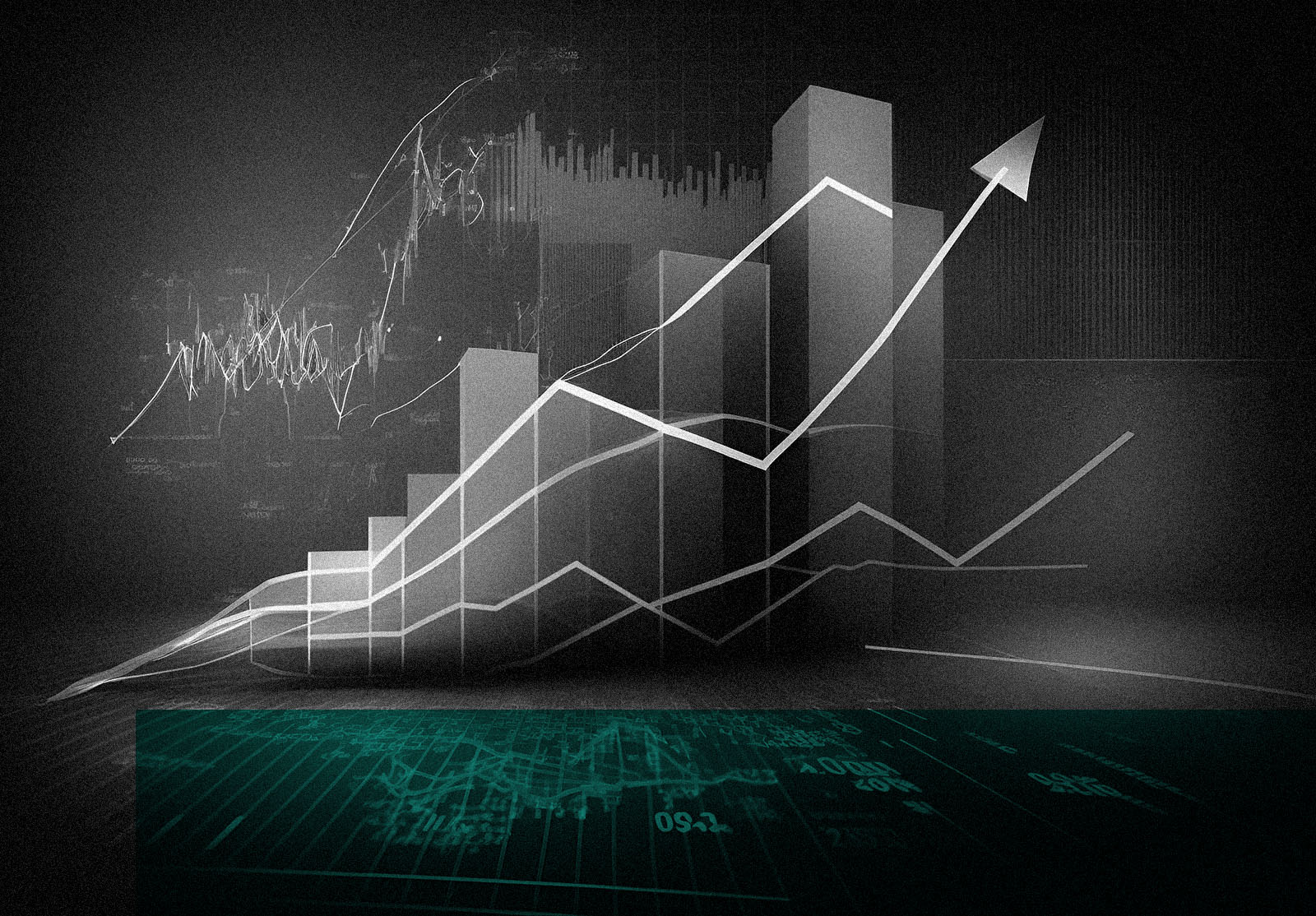 Increasing Graph Upward, charts climbing, increasing profits